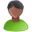 user_male_black_green_black icon