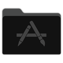 App-store-Black-Folder icon
