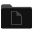 Documents-Black-folder icon