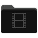 Videos-Black-folder icon