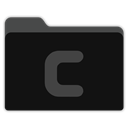 cuby-Black-folder icon
