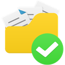 Open-folder-accept icon