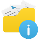 Open-folder-info icon