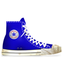 Converse-Blue-dirty icon