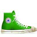 Converse-Green-dirty icon