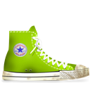 Converse-Lime-dirty icon