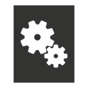 document_gears icon