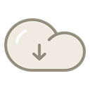 Cloud-download icon