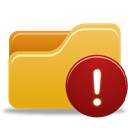 Folder-Warning icon