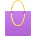 shopping-bag-purple icon