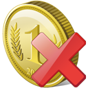 coin-delete icon
