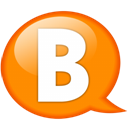 speech-balloon-orange-b icon