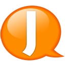 speech-balloon-orange-j icon