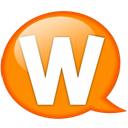 speech-balloon-orange-w icon