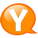speech-balloon-orange-y icon
