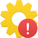 Process-warning icon