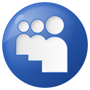 social_myspace_button_blue icon