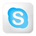 social_skype_box_white icon
