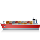 ContainerShip_Left_Red icon