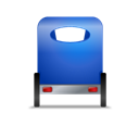 Pedicab_Back_Blue icon