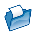 folder_blue_open icon