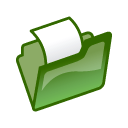 folder_green_open icon