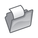 folder_grey_open icon