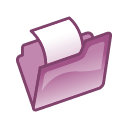 folder_violet_open icon