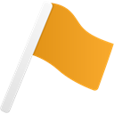 Flag1-orange icon