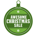 Awesome-christmas-sale-icon