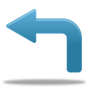 Arrow-turn-left icon