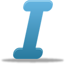 Text-itailc icon