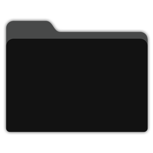 windows folder icon black