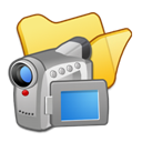 folder_yellow_videos icon