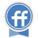 friendfeed-round-ribbon icon