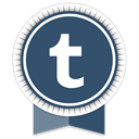 tumblr-round-ribbon icon