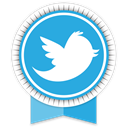 twitter-round-ribbon icon