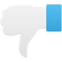 Thumb-down icon