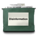 Disinformation icon